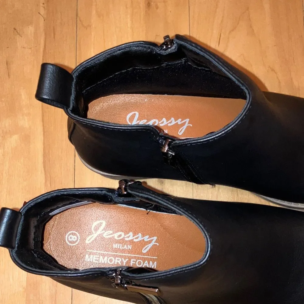 Jeossy Women's 905 Ankle Boots, Classic Low Heeled Short Booties - Picture 5 of 6